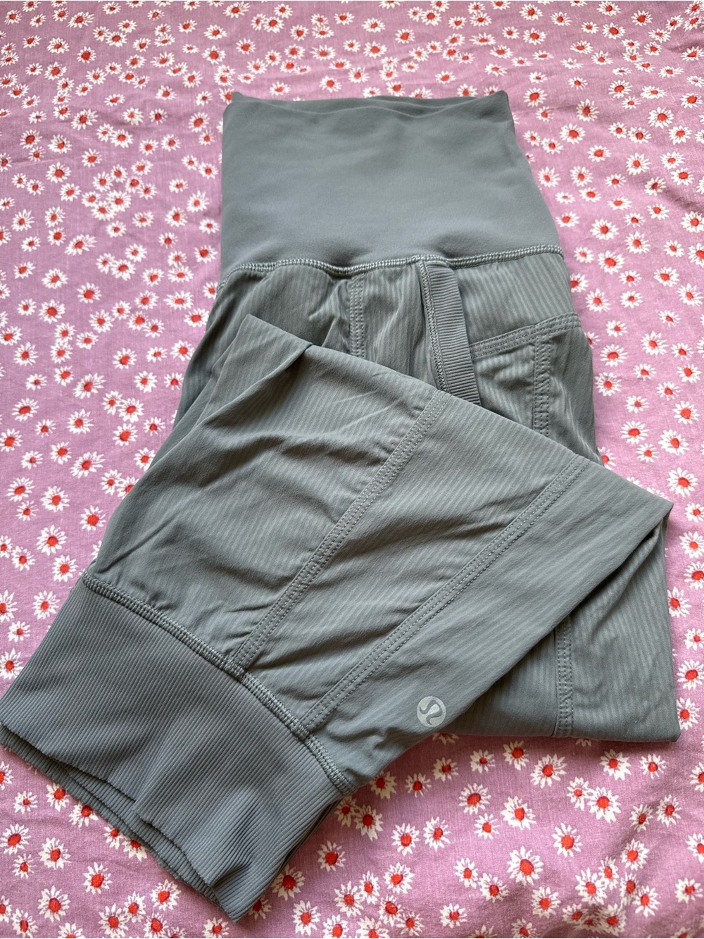 lululemon athletica Olive Green High-Rise Capri Leggings